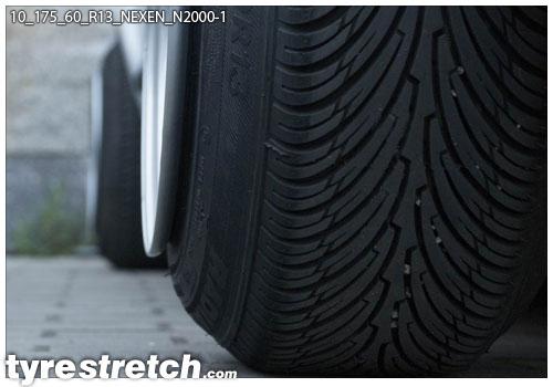 An example of tyre stretch: 175/60 R13 on 10.0J – NEXEN