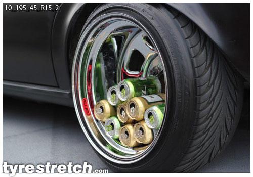 195/45 R15 on 10.0J