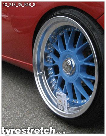 215/35 R18 on 10.0J