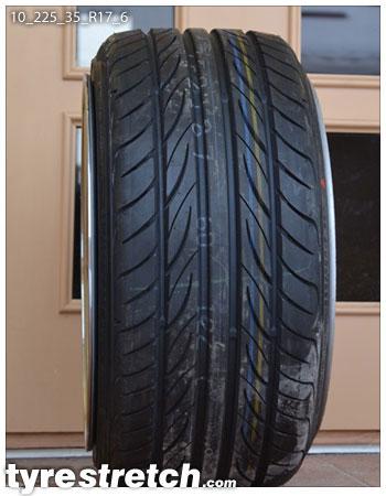 225/35 R17 on 10.0J