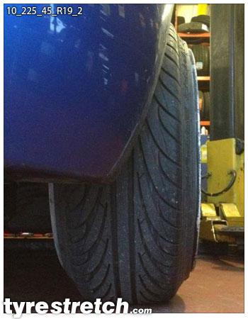 225/45 R19 on 10.0J