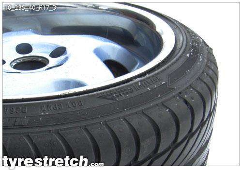 235/40 R17 on 10.0J