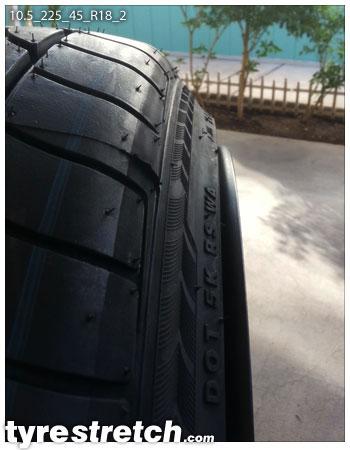 225/45 R18 on 10.5J