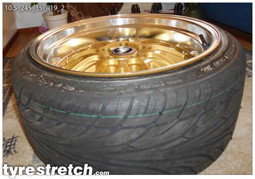245/35 R19 on 10.5J