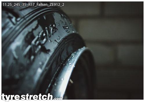 An example of tyre stretch: 245/35 R17 on 11.25J – FALKEN