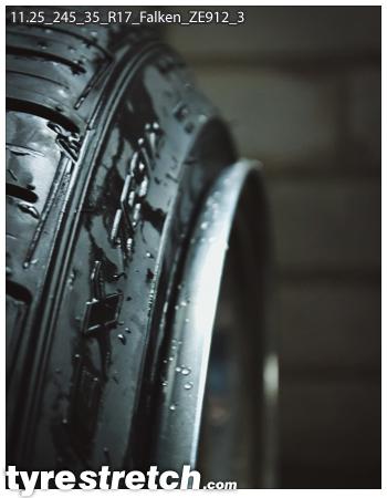 An example of tyre stretch: 245/35 R17 on 11.25J – FALKEN