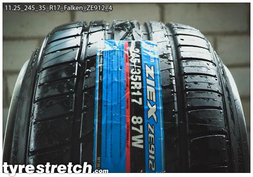 An example of tyre stretch: 245/35 R17 on 11.25J – FALKEN