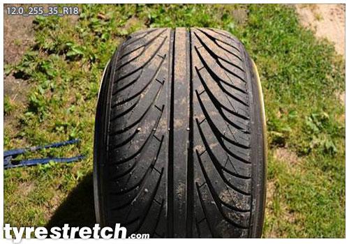 255/35 R18 on 12.0J