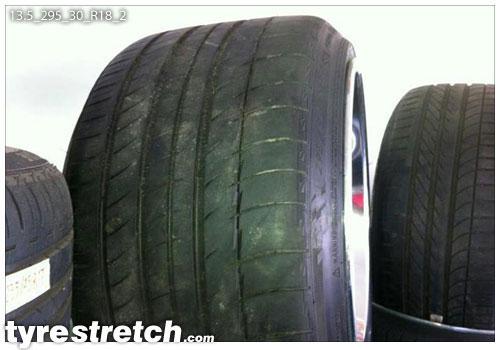295/30 R18 on 13.5J
