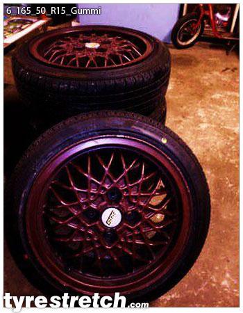 165/50 R15 on 6.0J