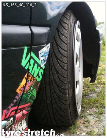 165/40 R16 on 6.5J