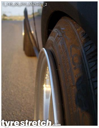 An example of tyre stretch: 145/60 R13 on 7.0J – MICHELIN