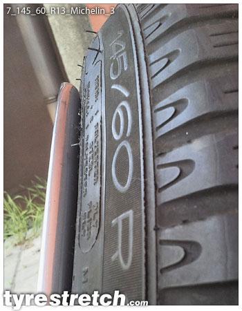 An example of tyre stretch: 145/60 R13 on 7.0J – MICHELIN