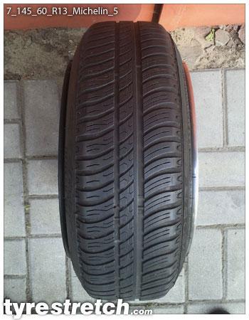 An example of tyre stretch: 145/60 R13 on 7.0J – MICHELIN