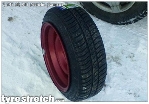 An example of tyre stretch: 145/60 R13 on 7.0J – MICHELIN