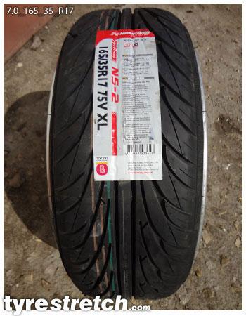 165/35 R17 on 7.0J