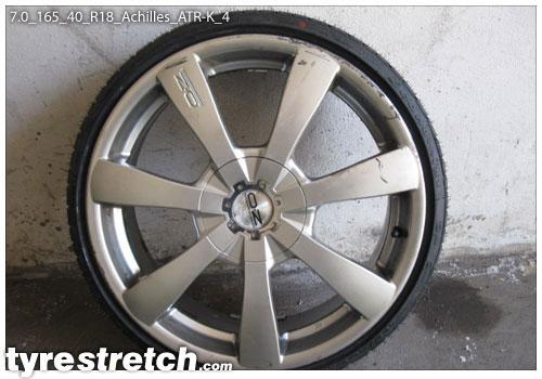 An example of tyre stretch: 165/40 R18 on 7.0J – ACHILLES