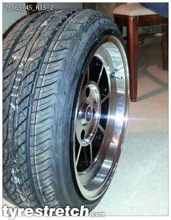 165/45 R15 on 7.0J