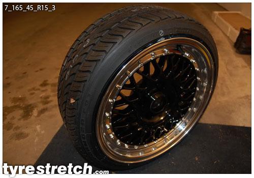 165/45 R15 on 7.0J