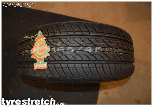 165/45 R15 on 7.0J
