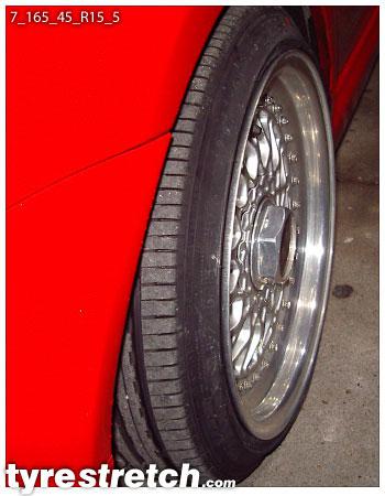 165/45 R15 on 7.0J