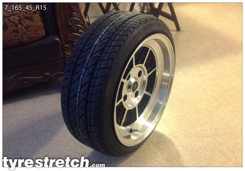 165/45 R15 on 7.0J