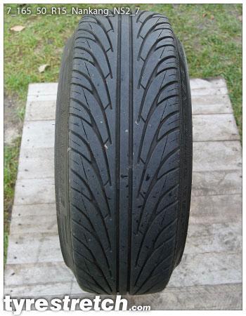 An example of tyre stretch: 165/50 R15 on 7.0J – NANKANG