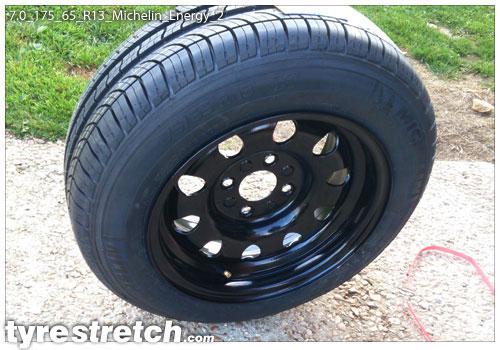 An example of tyre stretch: 175/65 R13 on 7.0J – MICHELIN