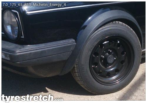 An example of tyre stretch: 175/65 R13 on 7.0J – MICHELIN