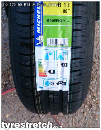 An example of tyre stretch: 175/65 R13 on 7.0J – MICHELIN