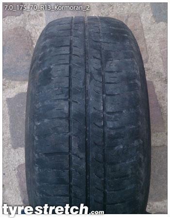 An example of tyre stretch: 175/70 R13 on 7.0J – KORMORAN