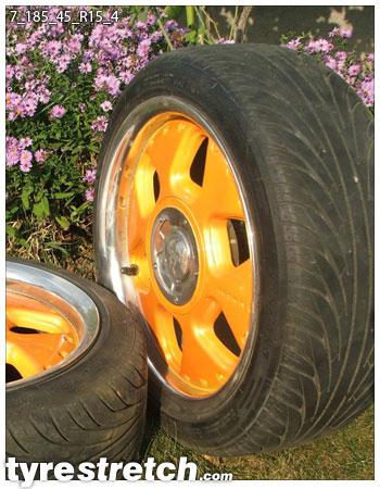 185/45 R15 on 7.0J