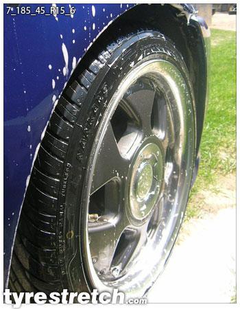 185/45 R15 on 7.0J