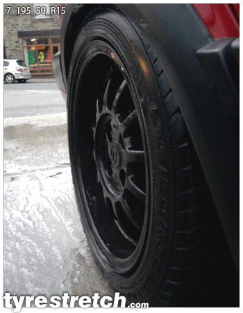 195/50 R15 on 7.0J