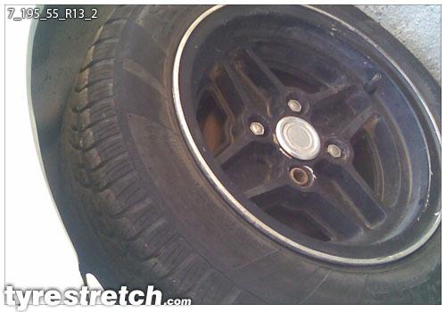 195/55 R13 on 7.0J