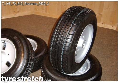An example of tyre stretch: 195/70 R13 on 7.0J – FIRESTONE