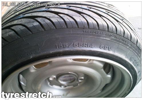 Tyrestretch.com 7.5-155-55-R14 | 7.5-155-55-R14-Nankang-NS2-4