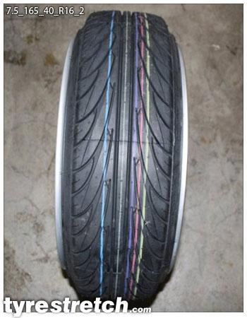 165/40 R16 on 7.5J