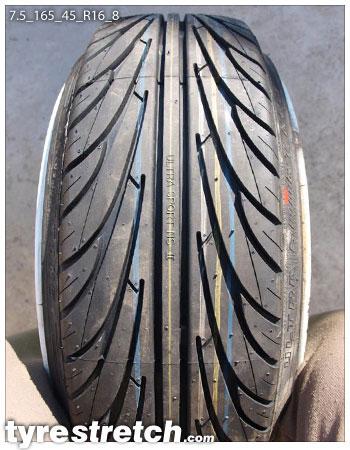 165/45 R16 on 7.5J