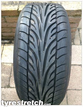 An example of tyre stretch: 175/50 R15 on 7.5J – VREDESTEIN