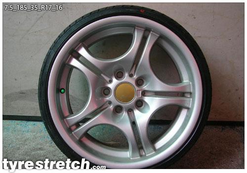 185/35 R17 on 7.5J