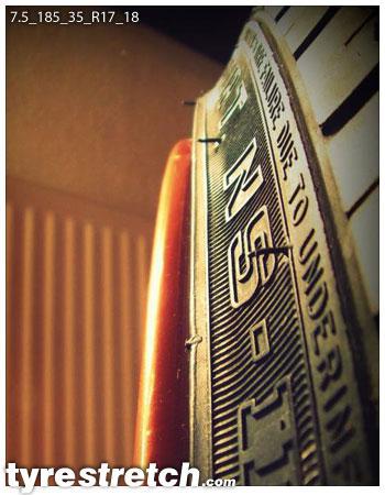 185/35 R17 on 7.5J