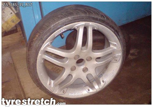 185/35 R17 on 7.5J