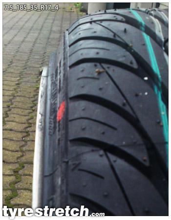 185/35 R17 on 7.5J