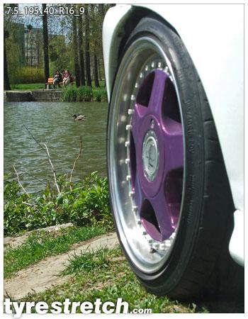 195/40 R16 on 7.5J
