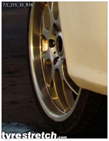 215/35 R18 on 7.5J