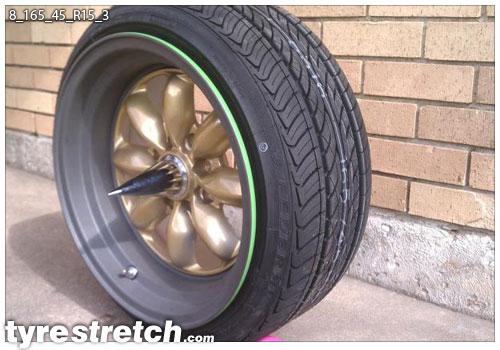 165/45 R15 on 8.0J