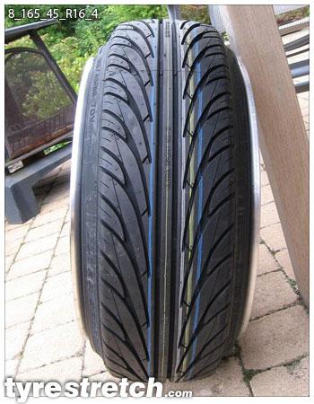 165/45 R16 on 8.0J