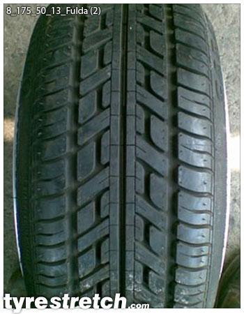 An example of tyre stretch: 175/50 R13 on 8.0J – FULDA