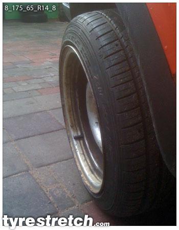 175/65 R14 on 8.0J